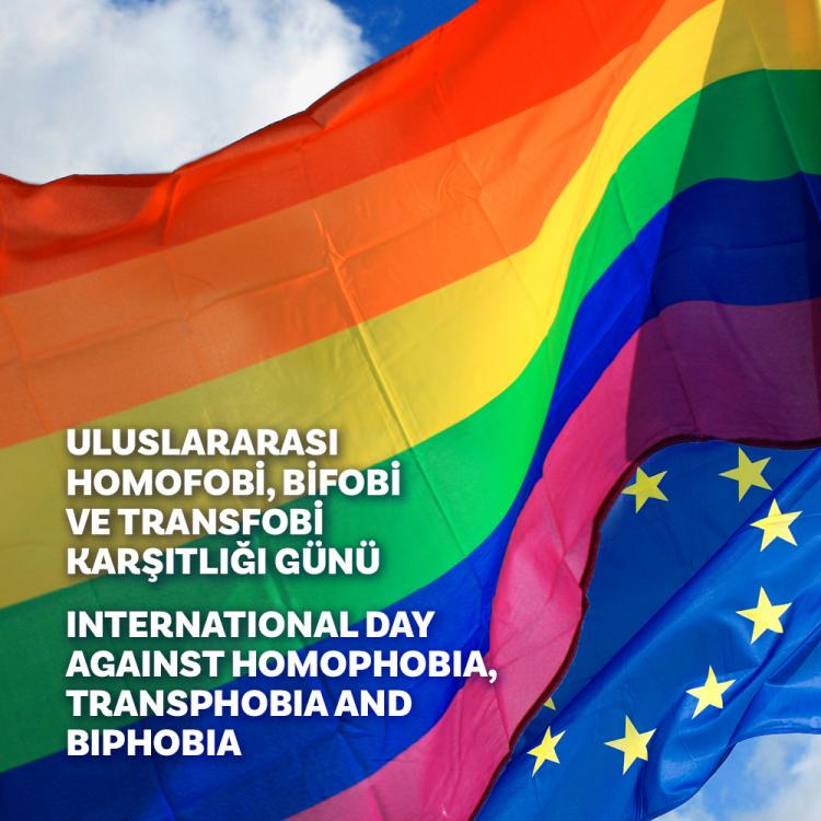 Avrupa Birliği Uluslararası Homofobi, Transfobi ve Bifobi ile Mücadele Günü nedeniyle deklarasyon yayınladı