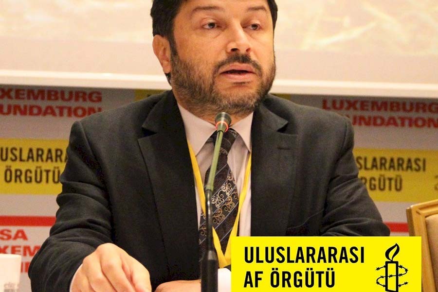 İzmirli hak savunucuları Taner Kılıç’ın gözaltına alınmasına tepkili