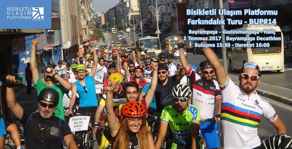 Bisikletli Ulaşım Platformu Farkındalık Turu Gaziosmanpaşa’da