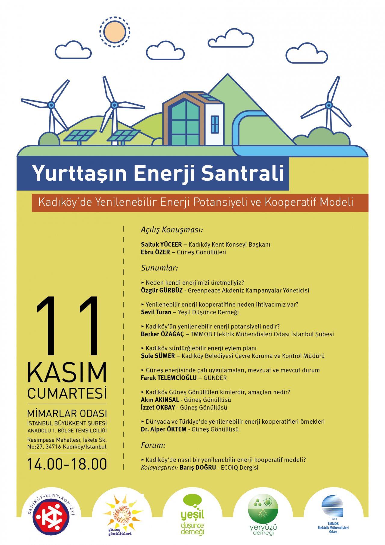 “Yurttaşın Enerji Santrali, Kadıköy’de Yenilenebilir Enerji Potansiyeli ve Kooperatif Modeli”