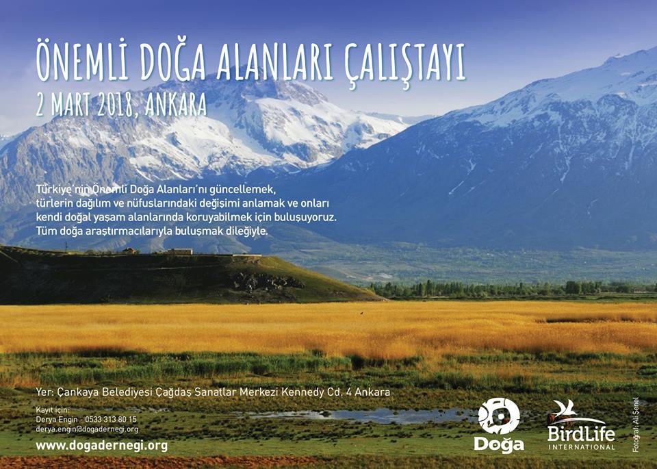 Doğa Derneği’nden Önemli Doğa Alanları Çalıştayı