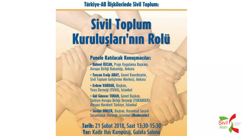 Türkiye-AB İlişkilerinde Sivil Toplum: Sivil Toplum Kuruluşları’nın Rolü Paneli