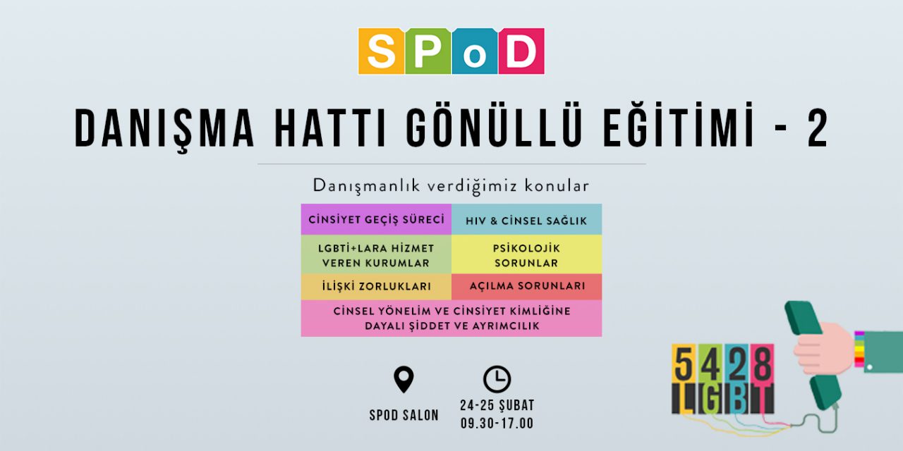 SPoD Danışma Hattı Gönüllüleri Eğitimi