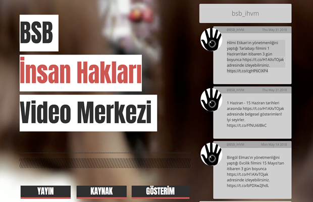 BSB İnsan Hakları Video Merkezi Online Gösterimlerine Başlıyor