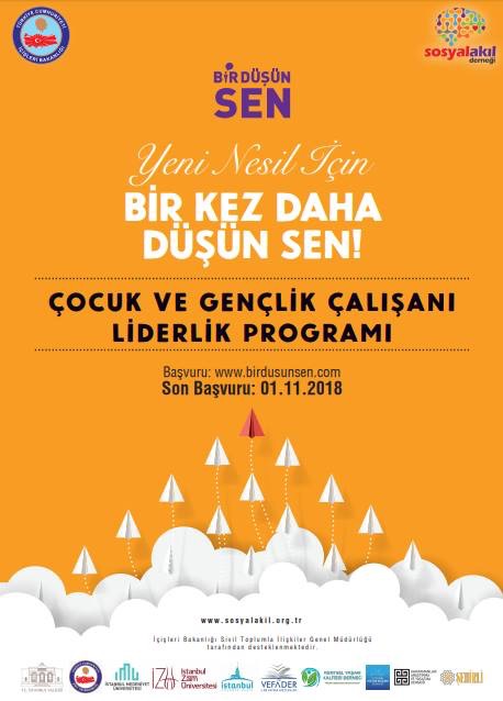 Çocuk ve Gençlik Çalışanı Liderlik Programı Başlıyor