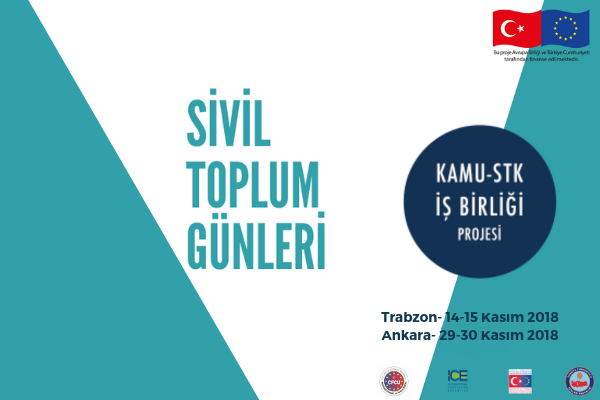 Sivil Toplum Günleri Kasım ayında Trabzon ve Ankara’da