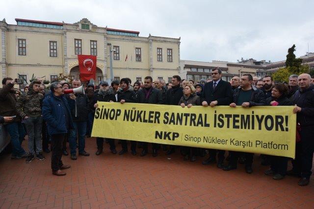 6 Şubat 2018- Sinop NGS için  Halkın katılamadığı "Halkın Katılımı Toplantısı"