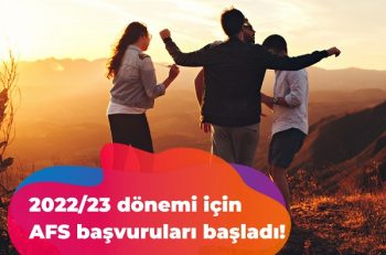 AFS 2022-2023 Programlarına Başvurular Başladı