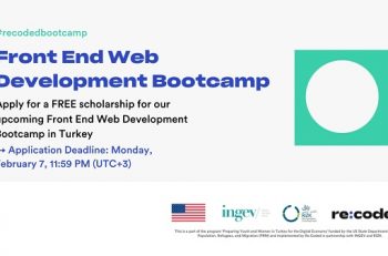 Re:Coded Front End Web Development Bootcamp Başvuruları Açıldı