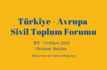 Türkiye – Avrupa Sivil Toplum Forumu’na Davetlisiniz