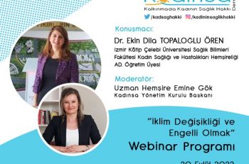 İklim Değişikliği ve Engelli Olmak Webinarı