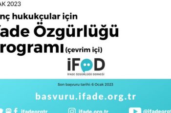 Genç Hukukçular için İfade Özgürlüğü Programı Başlıyor