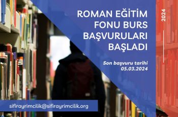 Roman Eğitim Fonu Burs Başvuruları Başladı