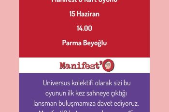 Universus Kolektifi’nden Manifest’O Kutu Oyunu Lansmanına Davet