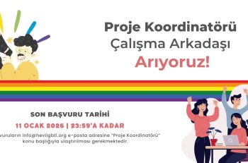Hevi LGBTİ+ Derneği Proje Koordinatörü Çalışma Arkadaşı Arıyor