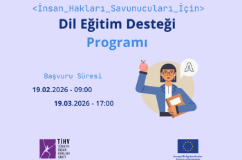 İnsan Hakları Savunucuları için Dil Eğitim Desteği Programı Başvuruları Devam Ediyor!