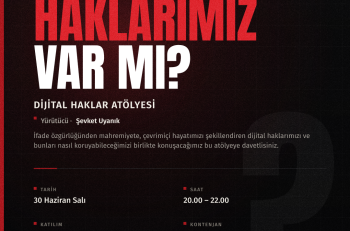 D84 – Haklarımız Var Mı? Online Atölyesine Davetlisiniz: